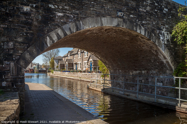 Bridge No. 167 at the Brecon Canal Basin Picture Board by Heidi Stewart