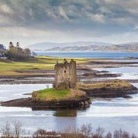 Buy canvas prints of Castle Stalker Scotland by Heidi Stewart