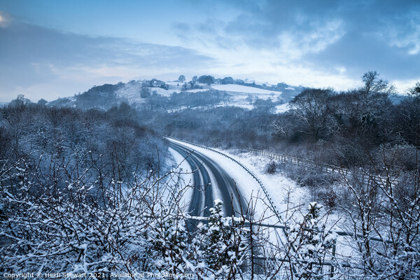 Empty Road Picture Board by Heidi Stewart