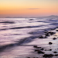Buy canvas prints of Sunset on Harlech Beach by Heidi Stewart