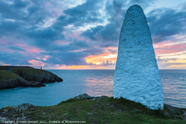 Beacons at Porthgain Picture Board by Heidi Stewart