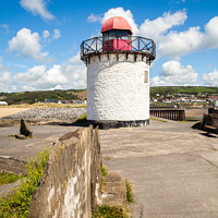 Buy canvas prints of Burry Port Lighthouse by Heidi Stewart