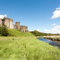 Buy canvas prints of Kidwelly Castle, Carmarthenshire by Heidi Stewart