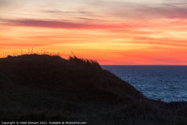 Sunset from Nash Point Picture Board by Heidi Stewart