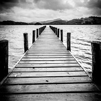 Buy canvas prints of Jetty at Coniston by Heidi Stewart