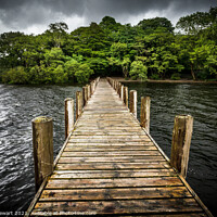 Buy canvas prints of Coniston Water Jetty by Heidi Stewart