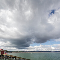 Buy canvas prints of Dramatic skies over Swansea Bay by Heidi Stewart