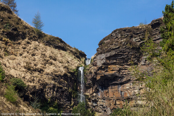 Pen Pych Waterfall, Rhondda Valley Picture Board by Heidi Stewart