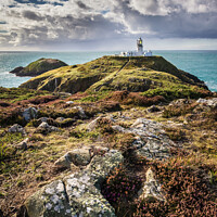 Buy canvas prints of Strumble Head Lighthouse, Pembrokeshire, Wales UK by Heidi Stewart