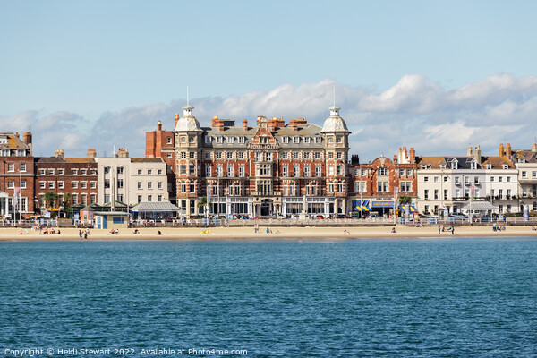 Weymouth Seafront Picture Board by Heidi Stewart