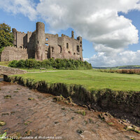 Buy canvas prints of Laugharne Castle, Carmarthenshire, Wales by Heidi Stewart