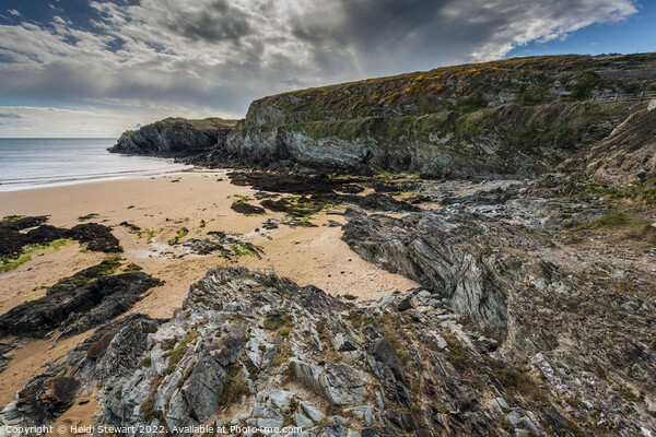 Porth Dafarch Beach, Anglesey Picture Board by Heidi Stewart