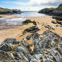 Buy canvas prints of Porth Dafarch Beach, Anglesey by Heidi Stewart
