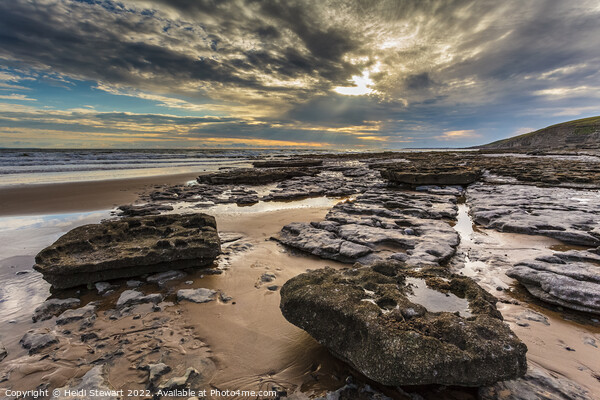 Dunraven Bay, Southerndown, South Wales Picture Board by Heidi Stewart