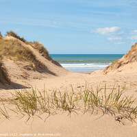 Buy canvas prints of Sand Dunes Rhossili Bay Gower by Heidi Stewart