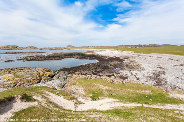 Bay at the Back of the Ocean, Isle of Iona Picture Board by Heidi Stewart