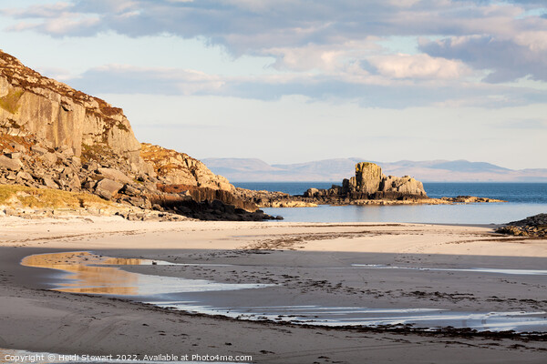 Kilvickeon Beach, Isle of Mull Picture Board by Heidi Stewart