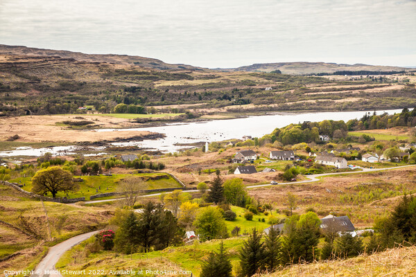 Dervaig Isle of Mull Picture Board by Heidi Stewart