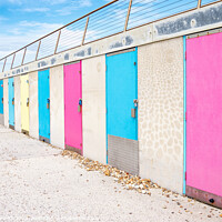 Buy canvas prints of Beach Huts Milford on Sea by Heidi Stewart