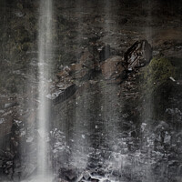 Buy canvas prints of Close Up of Henrhyd Falls by Heidi Stewart