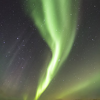 Buy canvas prints of Aurora over Hofn, Iceland by Heidi Stewart