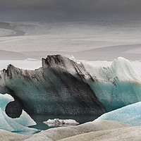 Buy canvas prints of Glacial Ice, Jokulsarlon, Iceland by Heidi Stewart