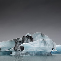Buy canvas prints of Icebergs at Jokulsarlon Glacial Lake in Iceland  by Heidi Stewart