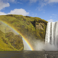 Buy canvas prints of Skogafoss Waterfall, Iceland by Heidi Stewart