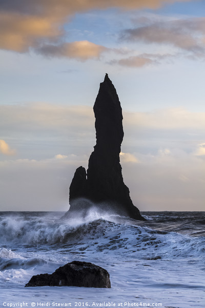 Reynisdrangar Sea Stacks, Iceland Picture Board by Heidi Stewart