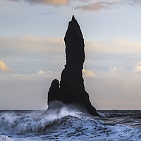 Buy canvas prints of Reynisdrangar Sea Stacks, Iceland by Heidi Stewart