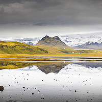 Buy canvas prints of Dyrhólavegur, Iceland by Heidi Stewart