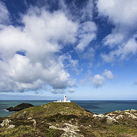 Buy canvas prints of Strumble Head Lighthouse, Pembrokeshire, Wales UK by Heidi Stewart