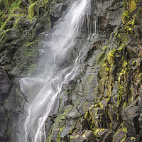 Buy canvas prints of Waterfall at Tresaith, Ceredigion, Wales  by Heidi Stewart