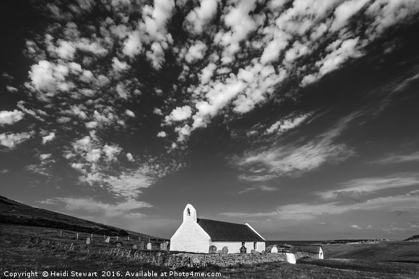 The Church of the Holy Cross at Mwnt, Ceredigion Picture Board by Heidi Stewart