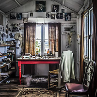 Buy canvas prints of The Writing Shed by Heidi Stewart