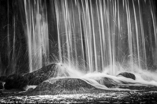 Falls at Llyn Y Fan Fach Picture Board by Heidi Stewart