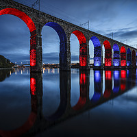 Buy canvas prints of Royal Border Bridge, Berwick-Upon-Tweed by Heidi Stewart