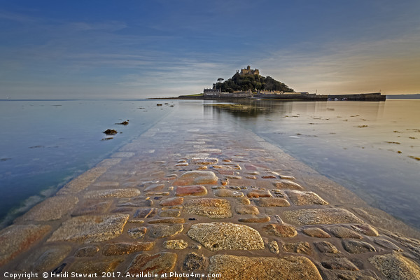 St Michael's Mount and Causeway Picture Board by Heidi Stewart