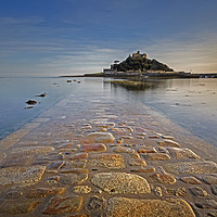 Buy canvas prints of St Michael's Mount and Causeway by Heidi Stewart