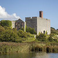 Buy canvas prints of Old Lime Works, Aberthaw in south Wales by Heidi Stewart