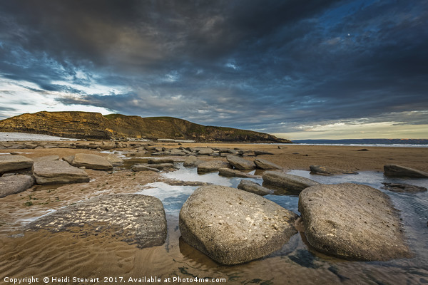 Dunraven Bay South Wales Picture Board by Heidi Stewart