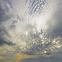 Buy canvas prints of Big Skies at Llantwit Major Beach by Heidi Stewart