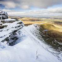 Buy canvas prints of Brecon Beacon Winter Views by Heidi Stewart