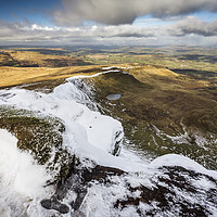 Buy canvas prints of A Snowy Brecon Beacons by Heidi Stewart