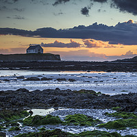 Buy canvas prints of St Cwyfans Church on Anglesey by Heidi Stewart