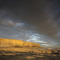 Buy canvas prints of Evening light at Nash Point  by Heidi Stewart