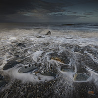 Buy canvas prints of Marine Beach, Criccieth  by Heidi Stewart