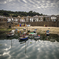 Buy canvas prints of Mousehole Harbour Cornwall by Heidi Stewart