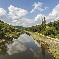 Buy canvas prints of The River Wye from Bigsweir, Monmouthshire by Heidi Stewart