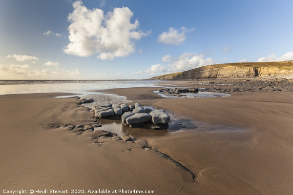 Dunraven Bay, South Wales Picture Board by Heidi Stewart